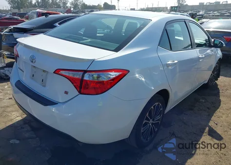 2016 Toyota Corolla S Plus z USA, uszkodzony, nr VIN 5YFBURHE1GP394738